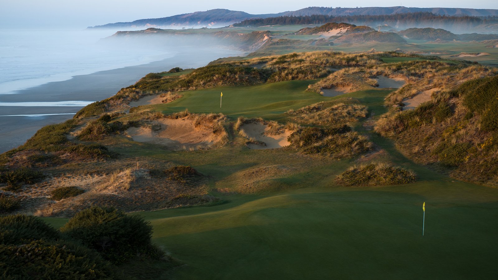 Bandon Dunes course above the southern Oregon coast